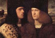 Giovanni Cariani Portrait de deux jeunes gentilhommes venitiens Norge oil painting reproduction